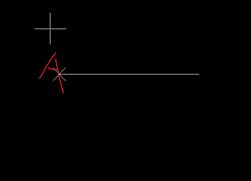 CAD捕捉直線上一點(diǎn)確定距離的點(diǎn)