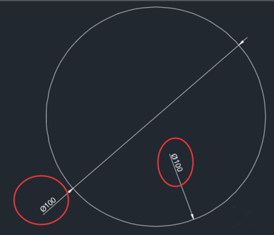 CAD直徑與半徑標注的方法