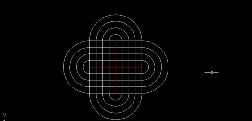 CAD怎么快捷繪制中國結效果的圖形