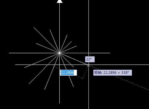 CAD中怎樣使用極軸追蹤畫風玫瑰圖
