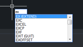 CAD中延伸的快捷鍵是什么？