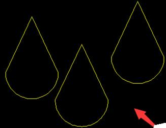 怎樣在CAD中快速繪制水滴？
