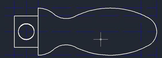 CAD如何設計簡單的手柄？